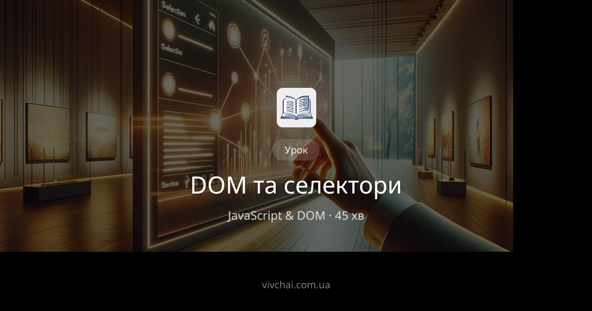 DOM та селектори | Вивчай