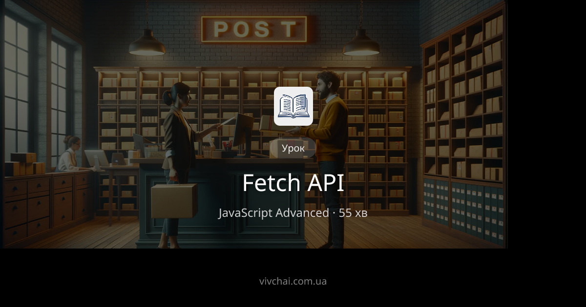 Fetch API | Вивчай